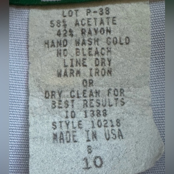 Willow Ridge Vintage Cream Button Down Pointed Hem Gold Buttons Blouse Sz 10 - Picture 12 of 16